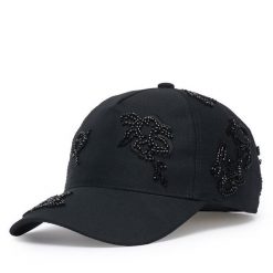 Czapka z daszkiem Liu Jo. Czarne czapki Liu Jo, bez wzorów. Za 299.99 zł.