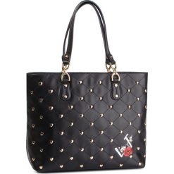 Torebka LIU JO - M Tote N19075 E0010 Nero 22222. Czarne shopper Liu Jo, bez wzorów, ze skóry ekologicznej, bez dodatków. W wyprzedaży za 339.00 zł.