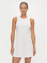 DKNY Sport Sukienka letnia DP2D4754 Biały Slim Fit. Białe sukienki DKNY Sport, na lato, xl, bez wzorów, z syntetyku, sportowe, bez kołnierzyka, bez ramiączek, sportowe. Za 219.99 zł.