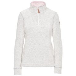 Bluza Damska Ronette. Białe bluzy sportowe Trespass, m, z aplikacjami, z bawełny, bez kaptura. Za 198.99 zł.