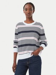 Tommy Jeans Sweter Essential DW0DW23360 Niebieski jasny Regular Fit. Niebieskie swetry Tommy Jeans, xl, bez wzorów, z bawełny, bez ramiączek. Za 369.99 zł.
