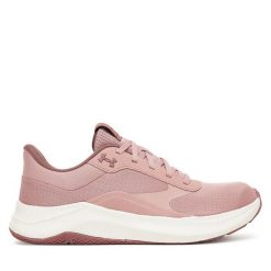 Buty na siłownię Under Armour. Czerwone obuwie sportowe Under Armour, bez zapięcia, na fitness i siłownię. Za 299.99 zł.