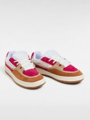 Vans Skórzane sneakersy "Speed LS" w kolorze różowo-jasnobrązowo-białym rozmiar: 42. Brązowe trampki Vans, bez wzorów, bez zapięcia. Za 188.85 zł.