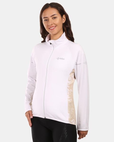 Damska bluza polarowa Kilpi JUNIE-W. Białe bluzy Kilpi, bez wzorów, z materiału, bez kaptura. Za 318.77 zł.