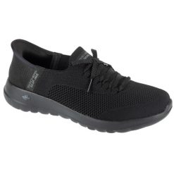 Buty sportowe Sneakersy damskie, Slip-Ins: Go Walk Joy - Abby. Czarne obuwie sportowe Skechers, bez zapięcia, trekkingowe, Skechers Sport. Za 299.99 zł.