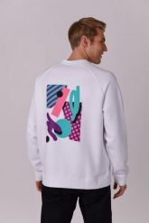 Bluza Penfold. Białe bluzy OOSC, m, bez wzorów, z bawełny, bez kaptura. Za 294.99 zł.