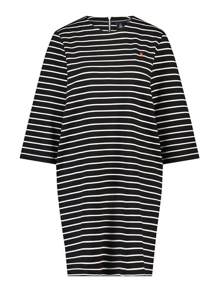 GAASTRA Sukienka "Alma" w kolorze czarno-białym rozmiar: S. Czarne sukienki Gaastra, s, bez wzorów, bez kołnierzyka, bez ramiączek, midi. Za 110.04 zł.