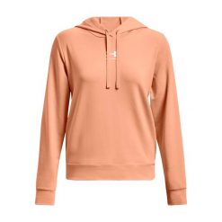 Bluza fitness damska Under Armour Rival Terry Hoodie. Brązowe bluzy Under Armour, m, bez wzorów, bez kaptura. Za 129.99 zł.