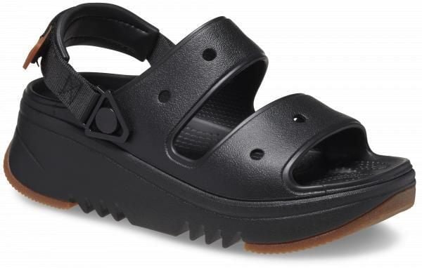 Klapki Dla Dorosłych Crocs Classic Hiker Xscape. Brązowe klapki Crocs, bez wzorów, z materiału, bez obcasa. Za 202.99 zł.