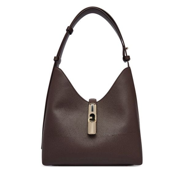 Torebka Furla. Brązowe torebki klasyczne Furla, bez wzorów, bez dodatków. Za 1,259.00 zł.