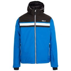 Kurtka narciarska 4090 DLX - wodoodporna, z odpinanym kapturem. Niebieskie kurtki narciarskie DLX, m, bez wzorów, z poliesteru, narciarskie. Za 606.99 zł.