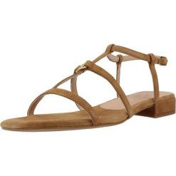 Sandały UNISA CARENA KS Brązowy. Brązowe sandały Unisa, bez wzorów, ze skóry, sportowe, bez obcasa, bez zapięcia. Za 463.99 zł.