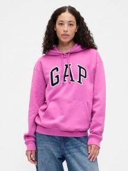 GAP Bluza w kolorze różowym rozmiar: XXL. Różowe bluzy GAP, xxl, bez wzorów, z kapturem. Za 132.05 zł.