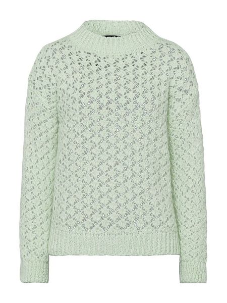 More & More Sweter w kolorze miętowym rozmiar: 36. Zielone swetry More & More, bez wzorów, bez ramiączek. Za 131.74 zł.