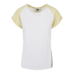 Koszulka damska Urban Classics Contrast Raglan GT. Białe bluzki Urban Classics, bez wzorów, bez kołnierzyka, bez ramiączek. Za 102.00 zł.