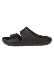 Crocs Klapki w kolorze czarnym rozmiar: 41/42. Czarne klapki Crocs, bez wzorów, z materiału, bez obcasa. Za 119.95 zł.
