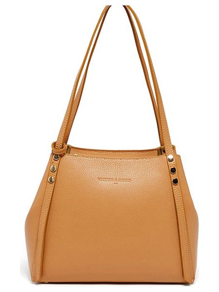 Victor & Hugo Paris Skórzana torebka "Yda" w kolorze karmelowym - 30 x 24 x 13 cm rozmiar: onesize. Brązowe torby na ramię Victor & Hugo Paris, bez wzorów, z materiału, na ramię, bez dodatków. Za 350.56 zł.
