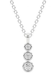 Diamant Vendôme Złoty naszyjnik z diamentami - dł. 40 cm rozmiar: onesize. Szare naszyjniki Diamant Vendöme, z diamentem, srebrne. Za 652.99 zł.