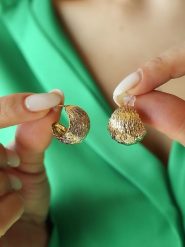 L'Atelier de Gaia Pozłacane kolczyki-wkrętki rozmiar: onesize. Żółte kolczyki L'Atelier de Gaia, pozłacane. Za 84.21 zł.