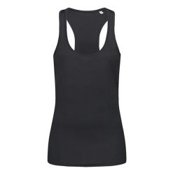 Podkoszulek Damski Active 140. Czarne koszulki sportowe STEDMAN, bez wzorów, bez ramiączek. Za 68.99 zł.