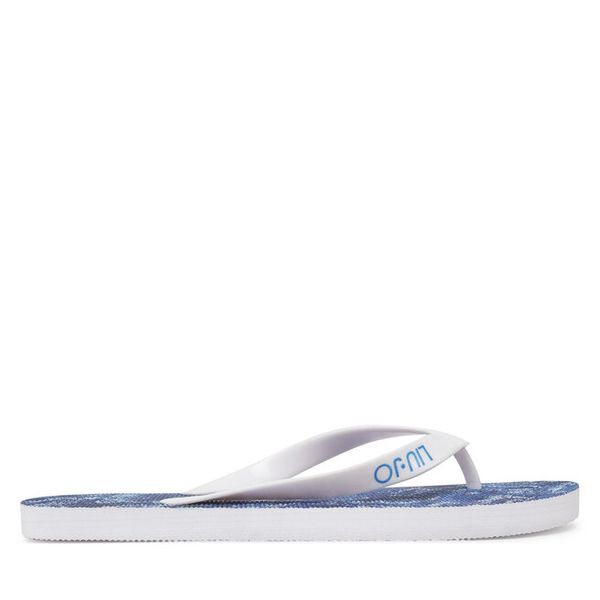 Japonki Liu Jo. Niebieskie klapki Liu Jo, bez wzorów, bez obcasa. Za 159.99 zł.