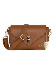 Anna Morellini Skórzana torebka "Terina" w kolorze jasnobrązowym - 24 x 16 x 6,5 cm rozmiar: onesize. Brązowe torby na ramię Anna Morellini, bez wzorów, z materiału, na ramię, bez dodatków. Za 260.99 zł.