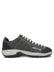 Alpina Trekkingi Diamond 636H-4 Szary. Szare obuwie sportowe Alpina, ze skóry, trekkingowe. Za 259.99 zł.