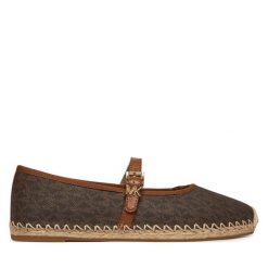 Espadryle MICHAEL Michael Kors. Brązowe espadryle MICHAEL Michael Kors, bez wzorów, bez obcasa, bez zapięcia. Za 549.99 zł.