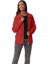 Heine Kardigan w kolorze czerwonym rozmiar: 46. Czerwone kardigany Heine, bez wzorów, z bawełny. Za 43.99 zł.