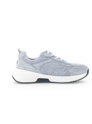 Gabor Skórzane sneakersy w kolorze błękitnym rozmiar: 37,5. Niebieskie trampki Gabor, bez wzorów, ze skóry, bez zapięcia. Za 210.31 zł.