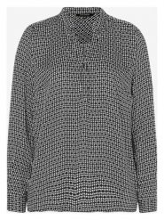 More & More Bluzka w kolorze czarno-kremowym rozmiar: 34. Białe bluzki More & More, s, bez wzorów, z wiskozy, klasyczne, bez kołnierzyka, bez ramiączek. Za 52.17 zł.