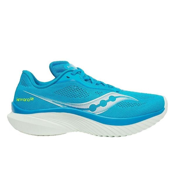 Buty do biegania Saucony Kinvara 15 Damskie Jasnoniebieskie. Niebieskie obuwie sportowe Saucony, bez zapięcia, do biegania. W wyprzedaży za 465.00 zł.