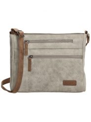 Beagles Torebka "Brunete" w kolorze szarym - 23 x 19 x 7 cm rozmiar: onesize. Szare torby na ramię Beagles, bez wzorów, z materiału, na ramię, bez dodatków. Za 65.99 zł.