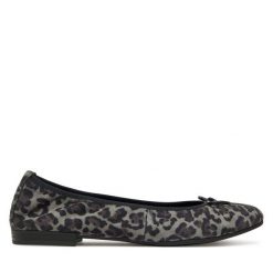 Baleriny Tamaris. Szare baleriny Tamaris, bez wzorów, bez obcasa. Za 229.99 zł.