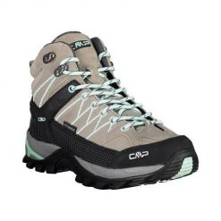 Buty trekkingowe damskie CMP Rigel Mid Wp. Brązowe obuwie sportowe CMP, z materiału, za kostkę. Za 566.00 zł.