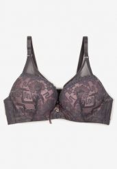 Fioletowo-Różowy Biustonosz Full Cup Zdobiony Koronką Raviera. Fioletowe biustonosze Renee, z aplikacjami, z koronki. Za 39.99 zł.