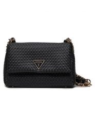 Guess Torebka w kolorze czarnym - 14 x 16 x 7 cm rozmiar: onesize. Czarne torby na ramię Guess, z aplikacjami, z materiału, na ramię, bez dodatków. Za 396.24 zł.