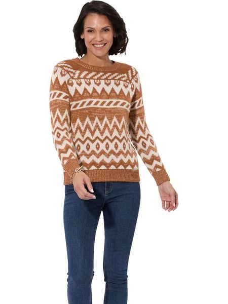 WITT WEIDEN Sweter w kolorze jasnobrązowym rozmiar: 46. Brązowe swetry WITT WEIDEN, bez wzorów, bez ramiączek. Za 78.10 zł.