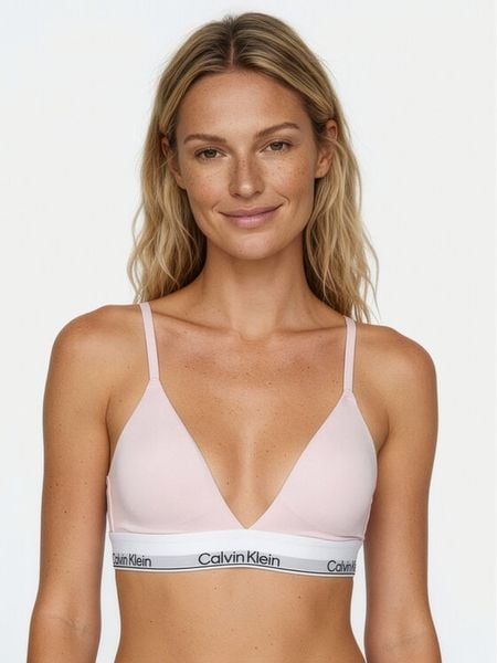 Calvin Klein Underwear Biustonosz top LV00QF8498 Różowy. Czerwone biustonosze Calvin Klein Underwear, bez wzorów, z bawełny. Za 179.99 zł.