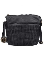 Bellicci Skórzana torebka "Enid" w kolorze czarnym - 27 x 24 x 10 cm rozmiar: onesize. Czarne torby na ramię Bellicci, bez wzorów, z materiału, na ramię, bez dodatków. Za 217.99 zł.