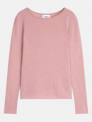 Perfect Cashmere Kaszmirowy sweter "Oprah" w kolorze szaroróżowym rozmiar: S. Różowe swetry Perfect Cashmere, s, bez wzorów, z kaszmiru, bez ramiączek. Za 441.45 zł.