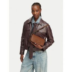 Torebka KARL LAGERFELD. Brązowe torebki klasyczne KARL LAGERFELD, bez wzorów, bez dodatków. Za 649.99 zł.