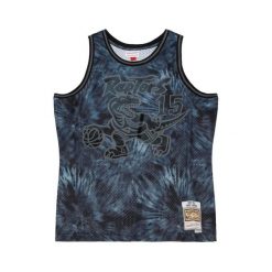 Koszulka NBA Toronto Raptors Vince Carter. Czarne bluzki Mitchell & Ness, bez wzorów, sportowe, bez kołnierzyka, bez ramiączek. Za 553.50 zł.