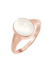 Elli Damski sygnet z kamieniem księżycowym w pozłacanym srebrze próby 925 Sterling Silver Pierścionki 1 ct. Szare pierścionki Elli, z kamieniem księżycowym, pozłacane. Za 238.99 zł.
