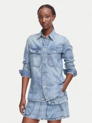 G-Star Raw Koszula jeansowa 2-pkt D30440-D539 Niebieski Regular Fit. Niebieskie koszule G-Star, xs, bez wzorów, z bawełny, retro, bez kołnierzyka, bez ramiączek. Za 389.99 zł.