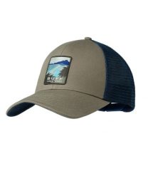 Czapka Trucker Buff Soo. Zielone czapki Buff, bez wzorów, z bawełny. Za 121.99 zł.