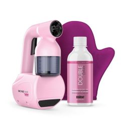 MineTan Bronze Babe Personal Spray Tan Kit - Pink Samoopalacze 1 ct. Kremy do opalania Minetan. Za 348.99 zł.