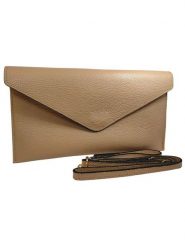 ORE10 Skórzana torebka "Moiso" w kolorze beżowym - 31 x 16 x 0,8 cm rozmiar: onesize. Brązowe torby na ramię ORE10, bez wzorów, z materiału, na ramię, bez dodatków. Za 143.45 zł.