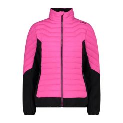 Damska kurtka hybrydowa CMP. Czerwone kurtki sportowe CMP, xs, bez wzorów, z softshellu, bez kaptura. Za 578.50 zł.