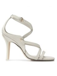 Tommy Hilfiger Sandały Elevated Th High Heel Snadal FW0FW06653 Biały. Białe sandały TOMMY HILFIGER, bez wzorów, ze skóry, bez obcasa, na szpilce, bez zapięcia. Za 519.99 zł.